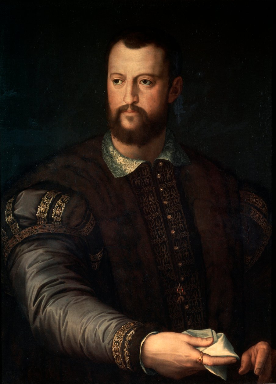 Portrét velkovévody toskánského Cosima I. de Medici, 1519-1574, po roce 1560. od Agnolo Bronzino