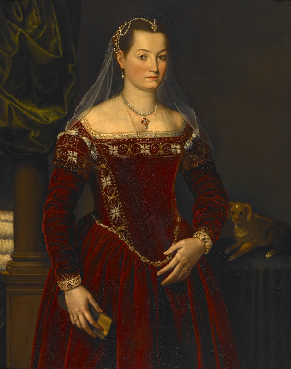Portrét dámy od Agnolo Bronzino