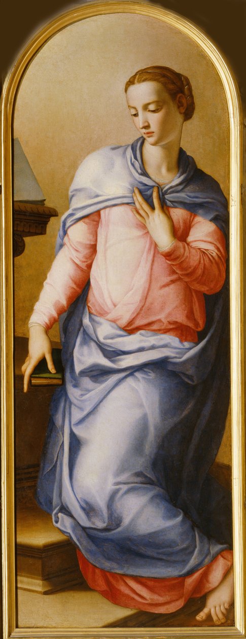 Panna zvěstovatelka, 1540-1545 od Agnolo Bronzino