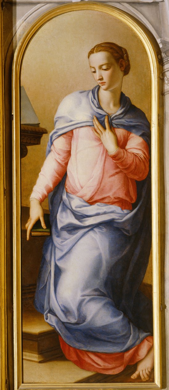 Panna Marie Zvěstování od Agnolo Bronzino