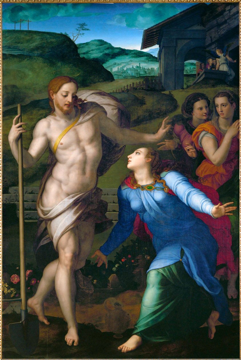 Kristus se zjevuje svaté Magdaléně... od Agnolo di Cosimo Bronzino