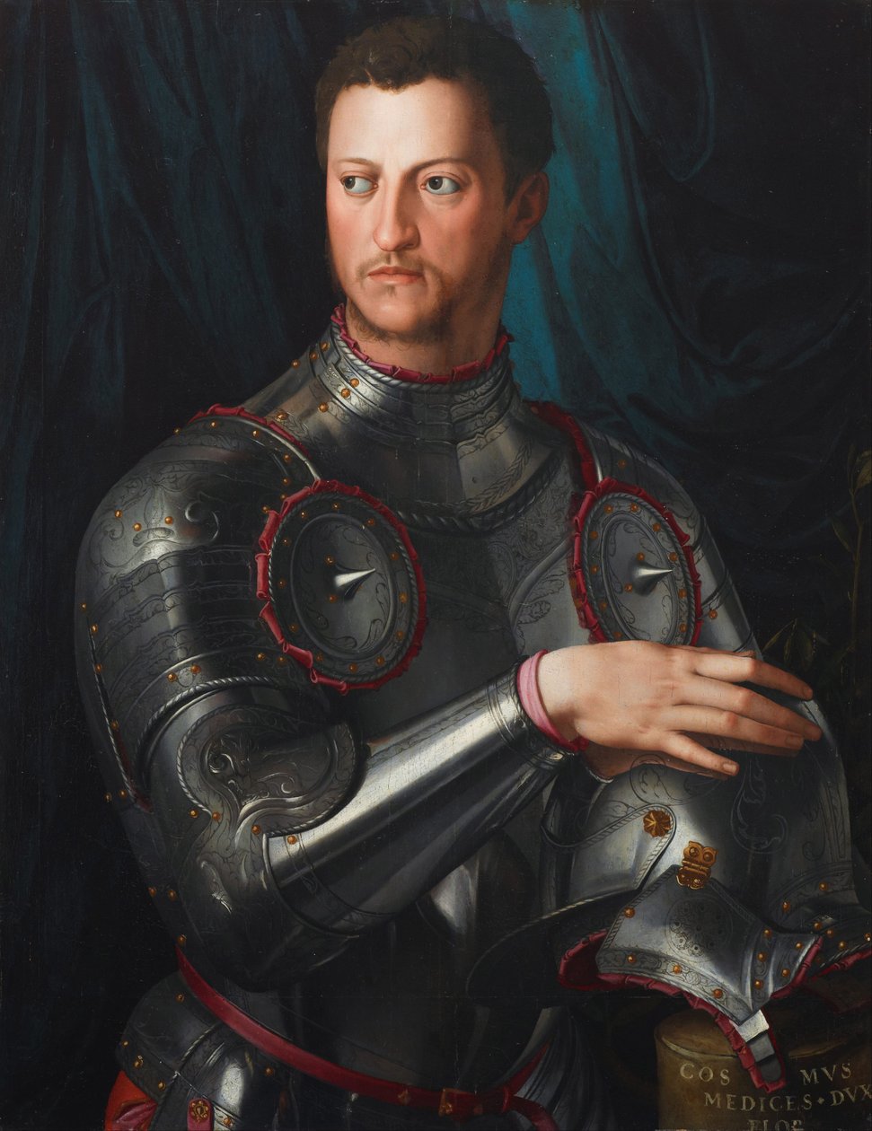 Cosimo de Medici (1519-1574), toskánský velkovévoda od Agnolo di Cosimo Bronzino