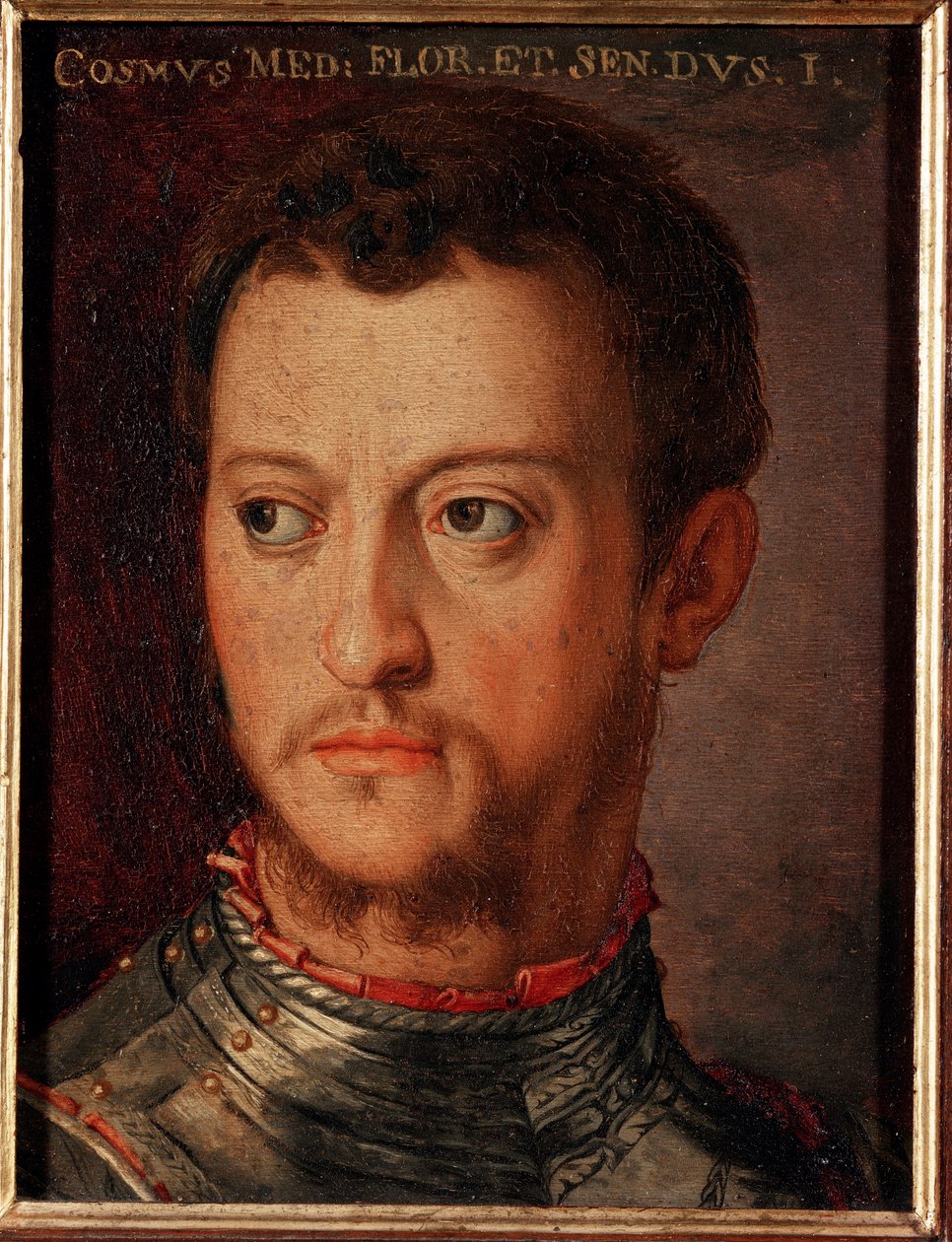Portrét Cosima (Pojď) I. Medicejského (Cosimo I de Medici od Agnolo Bronzino