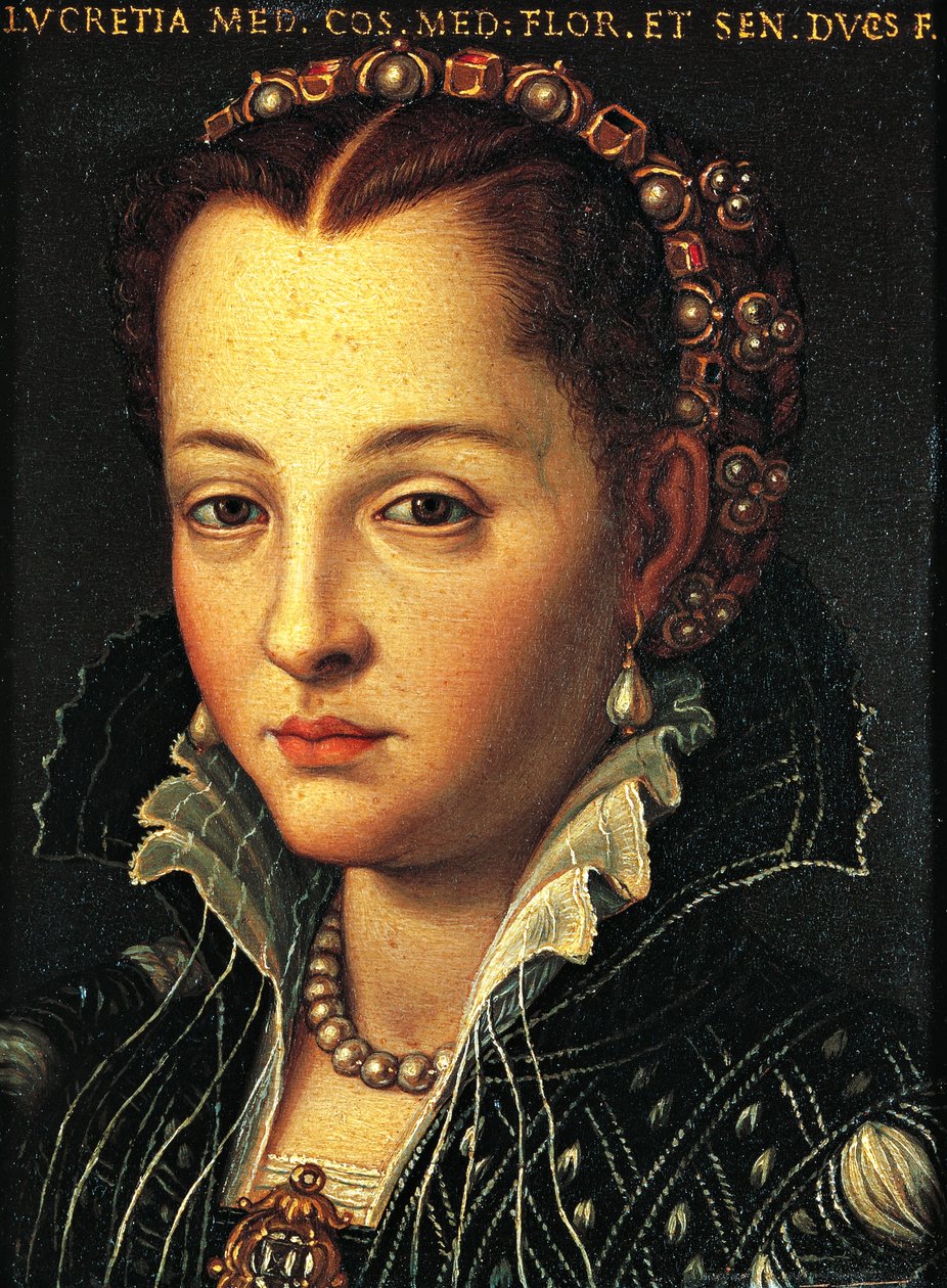 Portrét Lucrezie od Medici (Florencie od Agnolo Bronzino