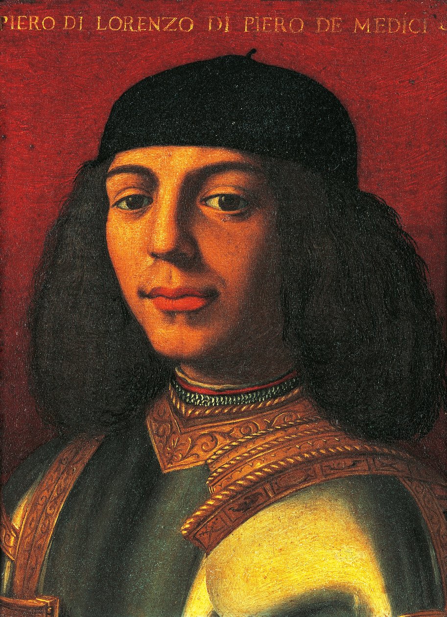 Portrét Piera de Medici, také známý jako Piero Nešťastný (Florencie od Agnolo Bronzino
