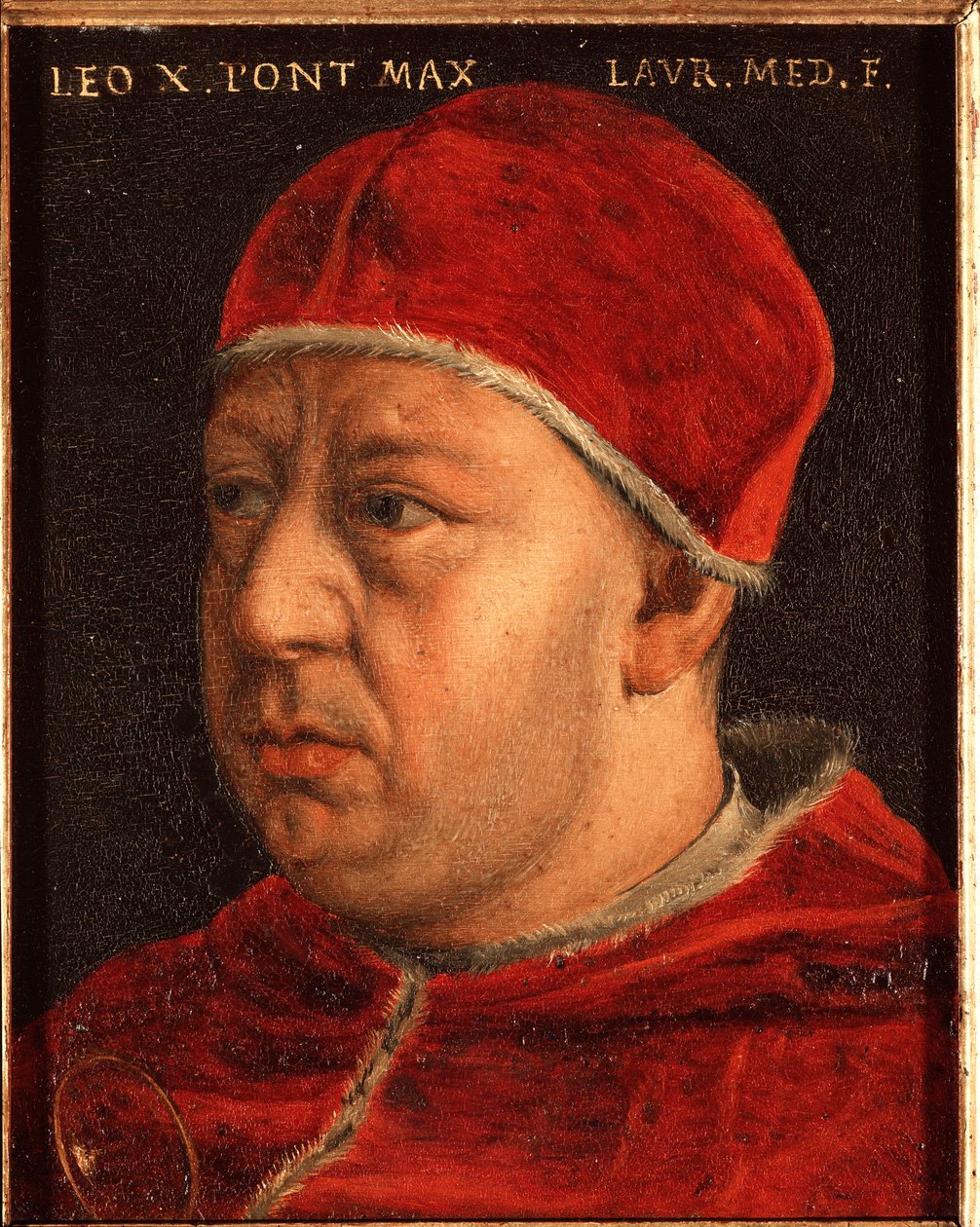 Portrét papeže Leona X (Leo X) (Jan Medicejský od Agnolo Bronzino