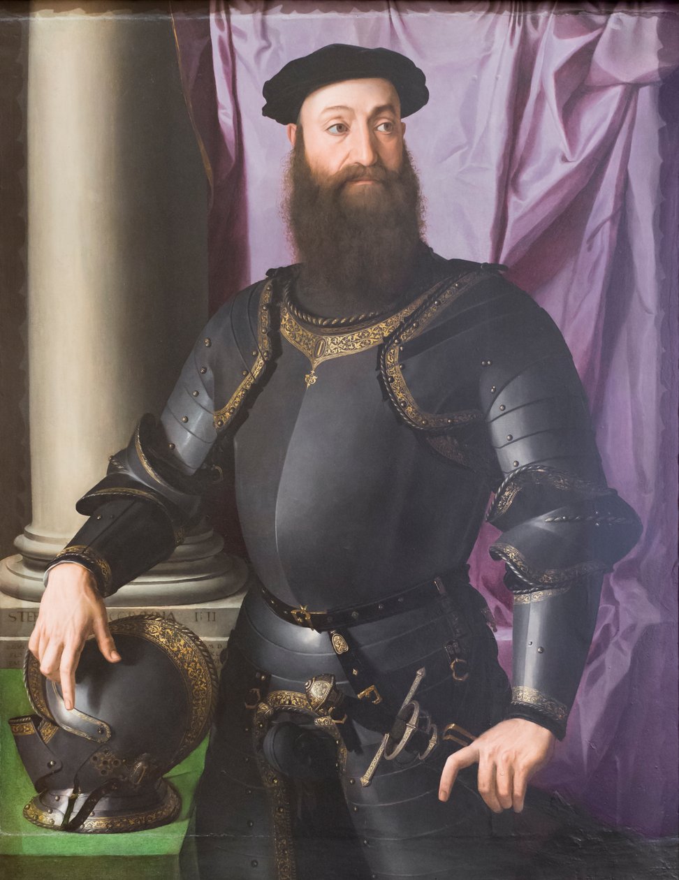 Portrét Stefana IV Colonna od Agnolo Bronzino
