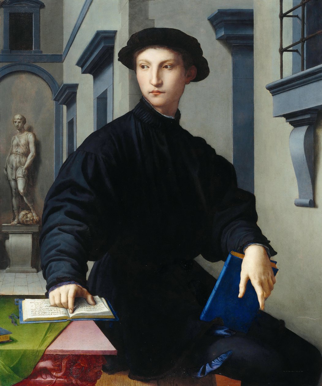 Portrét Ugolina (Hugolina) Martelliho (1519-1592) od Bronzino, Agnolo (1503-1572) od Agnolo Bronzino