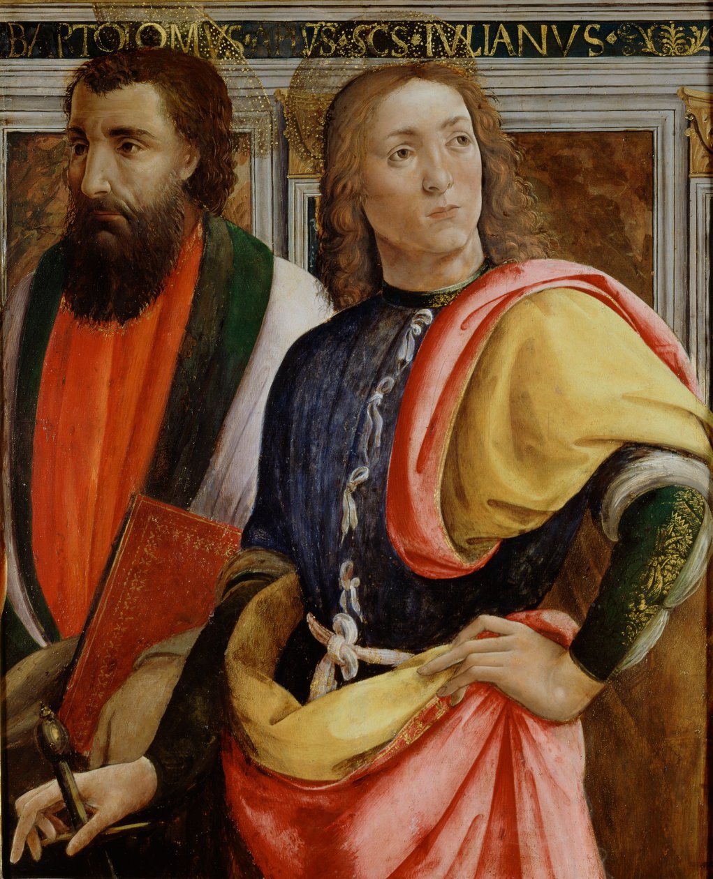 Sts Bartholomew a Julian Hospitaler, konec 15. století od Agnolo di Domenico