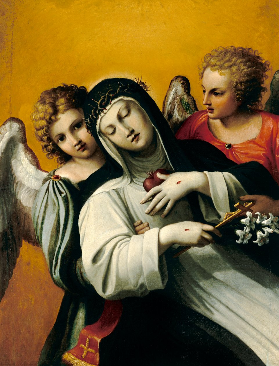 Extáze svaté Kateřiny Sienské od Agostino Carracci