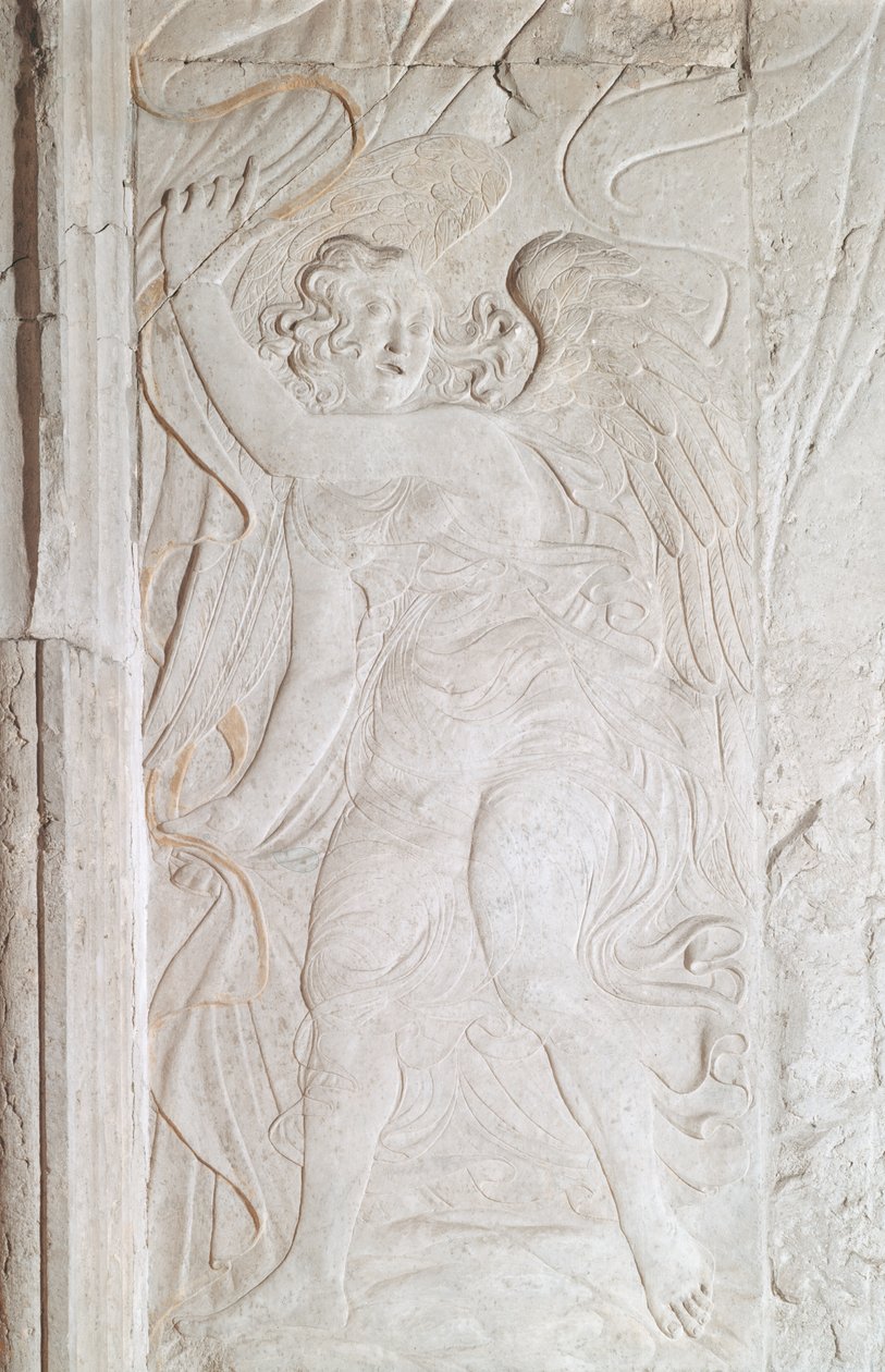 Anděl, kolem 1450-55 (mramor) od Agostino di Duccio