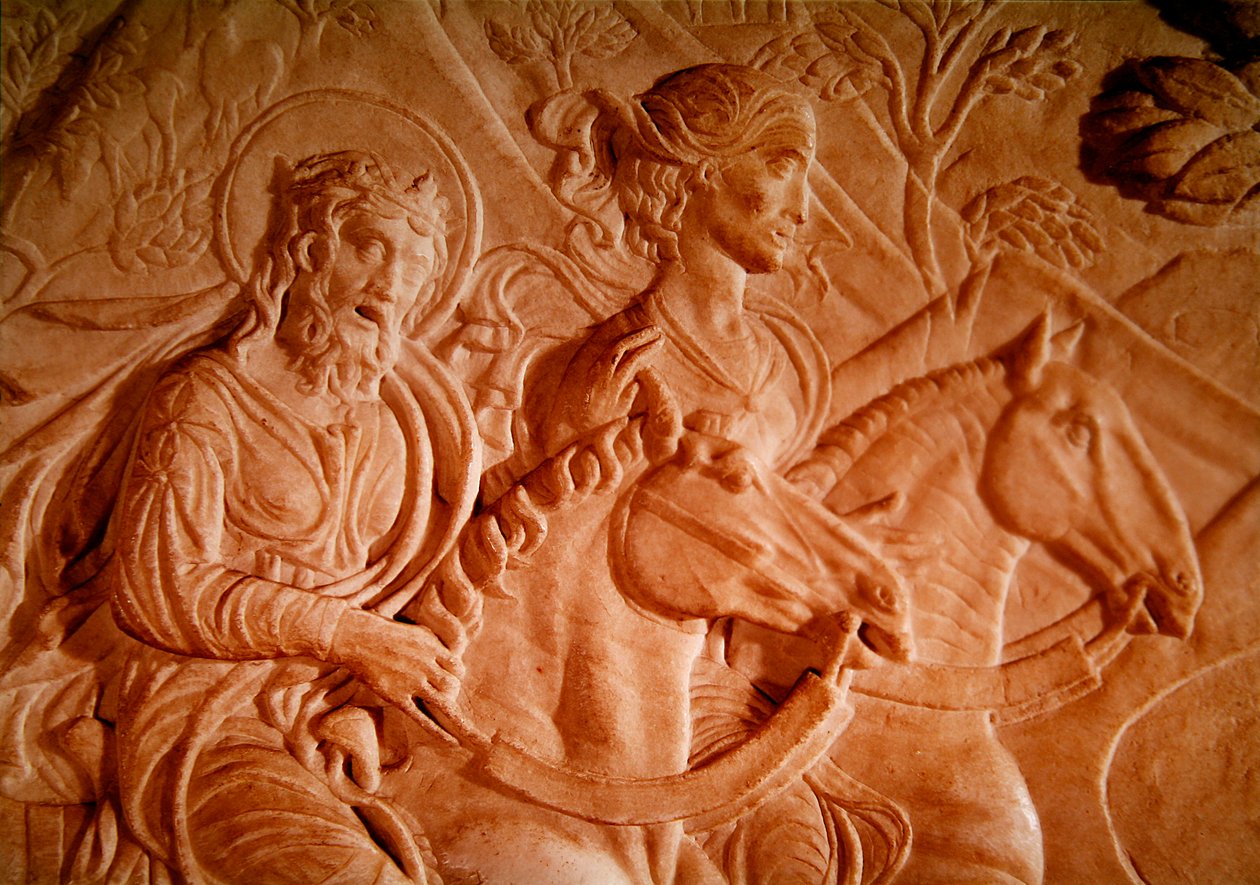 Detail plavby sv. Zikmunda mramorový detail 434188 od Agostino di Duccio