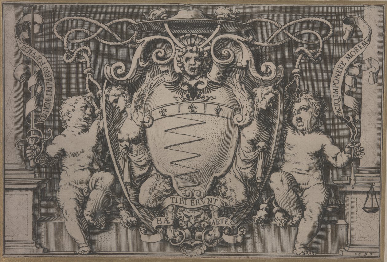 Erb kardinála Filippa Segy od Agostino Carracci