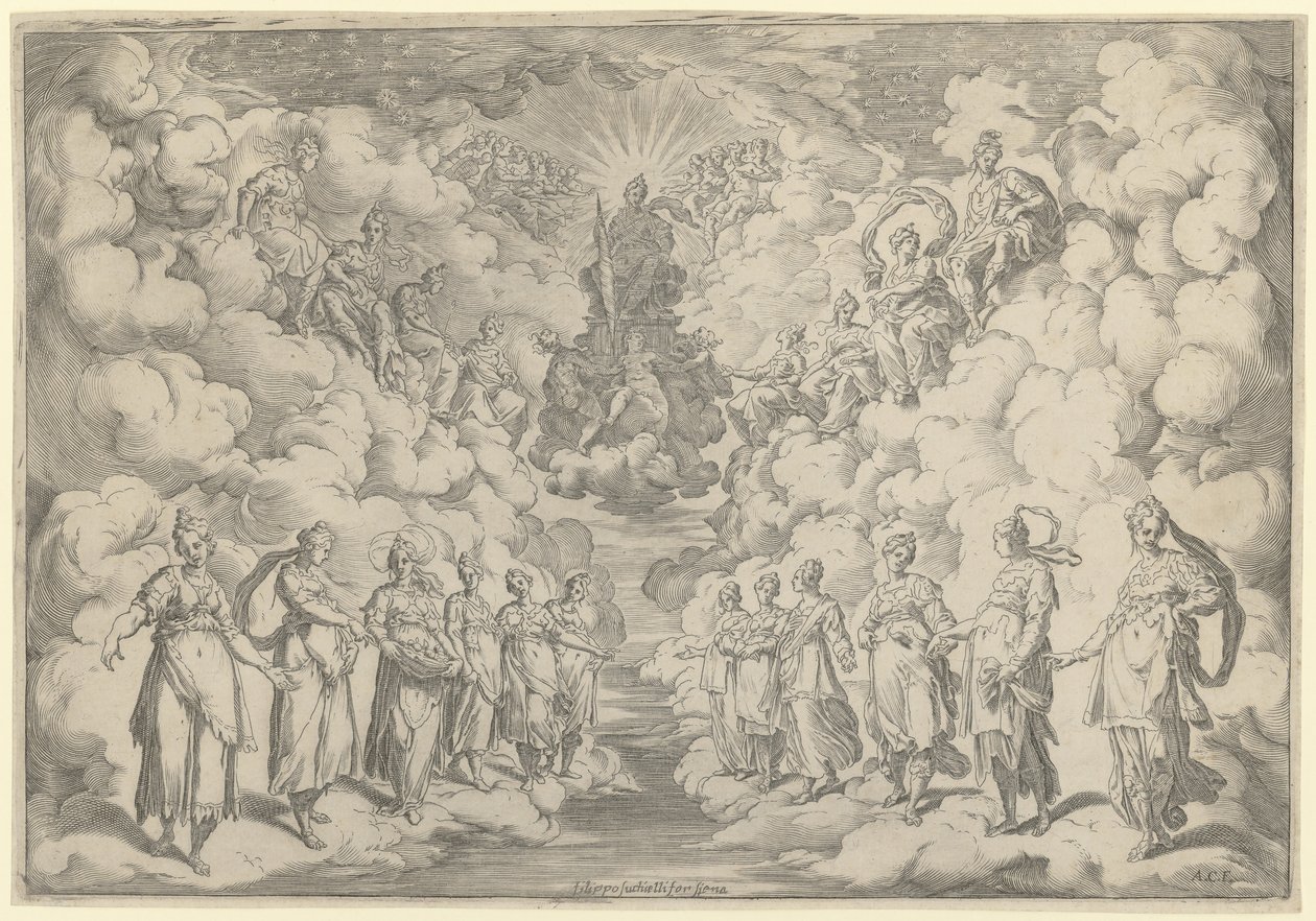Harmonie sfér od Agostino Carracci