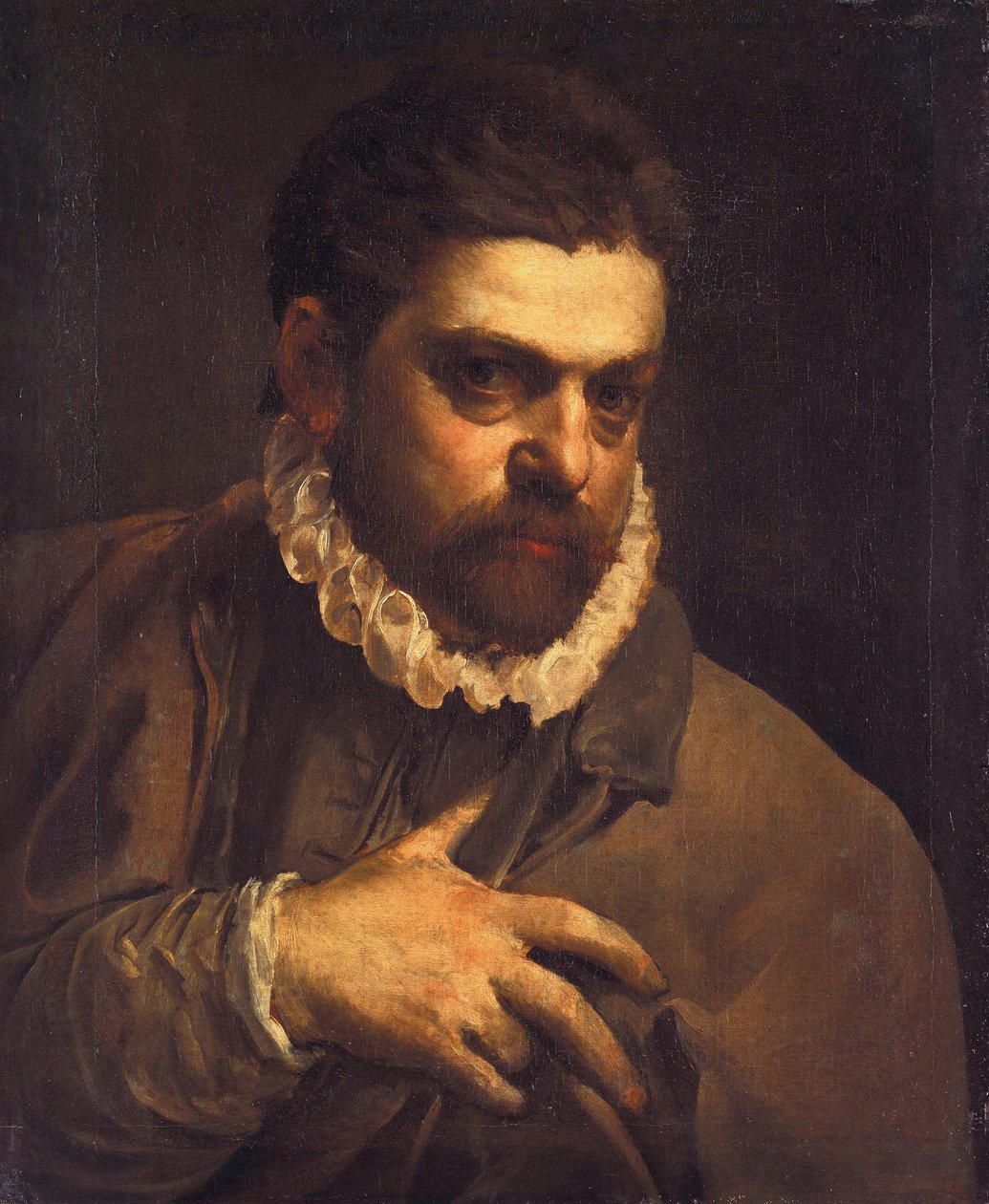 Mužský portrét od Agostino Carracci