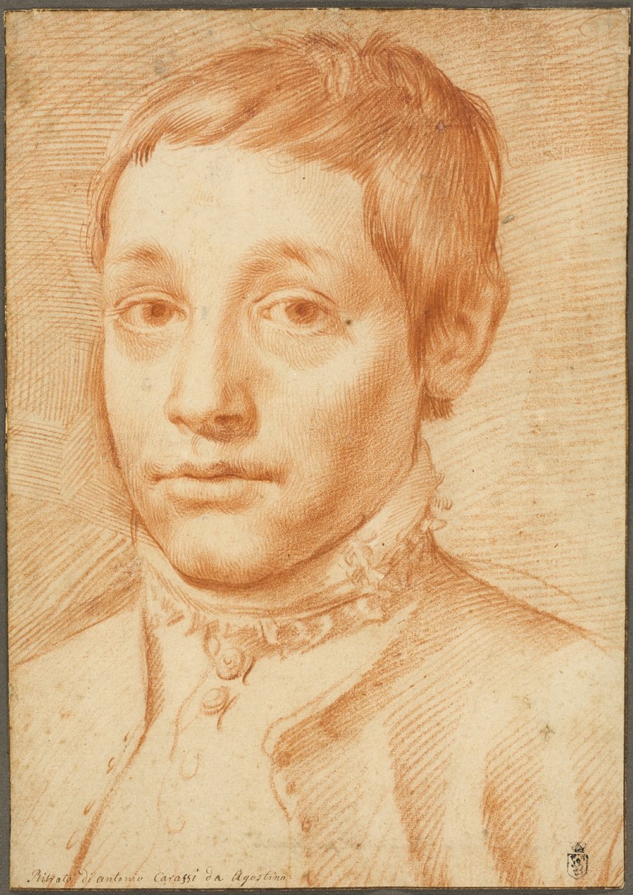 Portrét umělcova syna, Antonio Carracci od Agostino Carracci