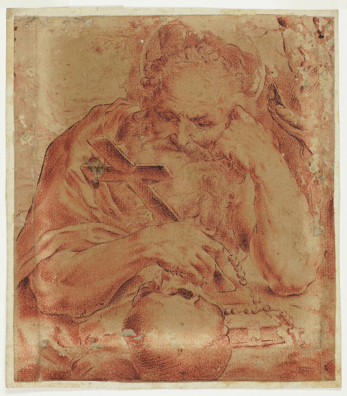 Svatý Jeroným od Agostino Carracci