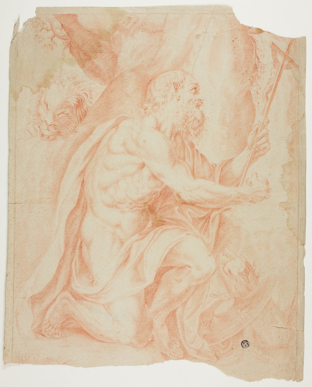 Svatý Jeroným od Agostino Carracci