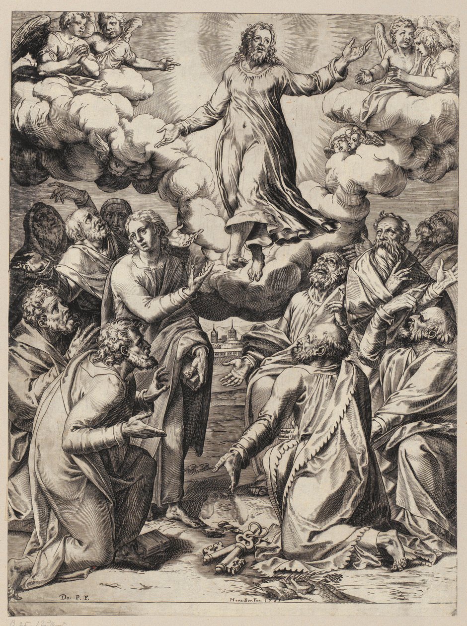 Stigmatizace svatého Františka od Agostino Carracci