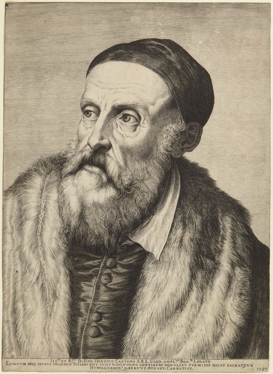 Tizian  (Bartsch 14 I; Calvesi/Casale 124) od Agostino Carracci