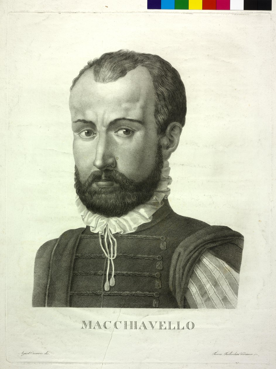 Niccolo Machiavelli od Agostino Comerio
