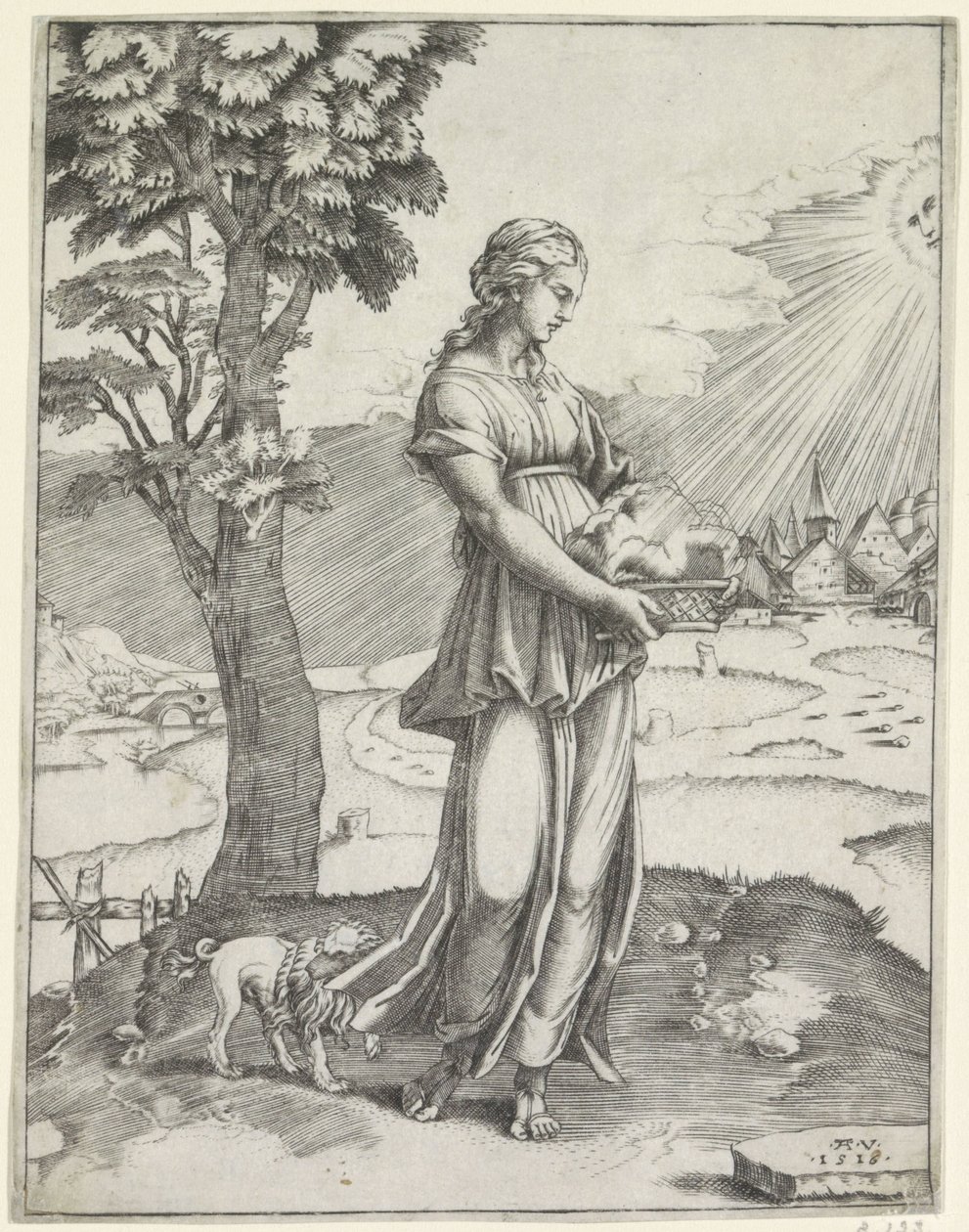 Sibille van Cumae od Agostino Veneziano