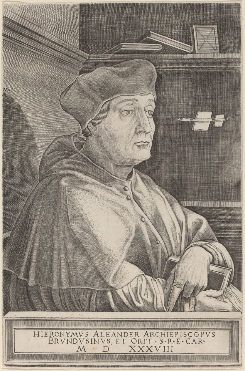 Hieronymus Alexander, arcibiskup z Brindisi od Agostino dei Musi