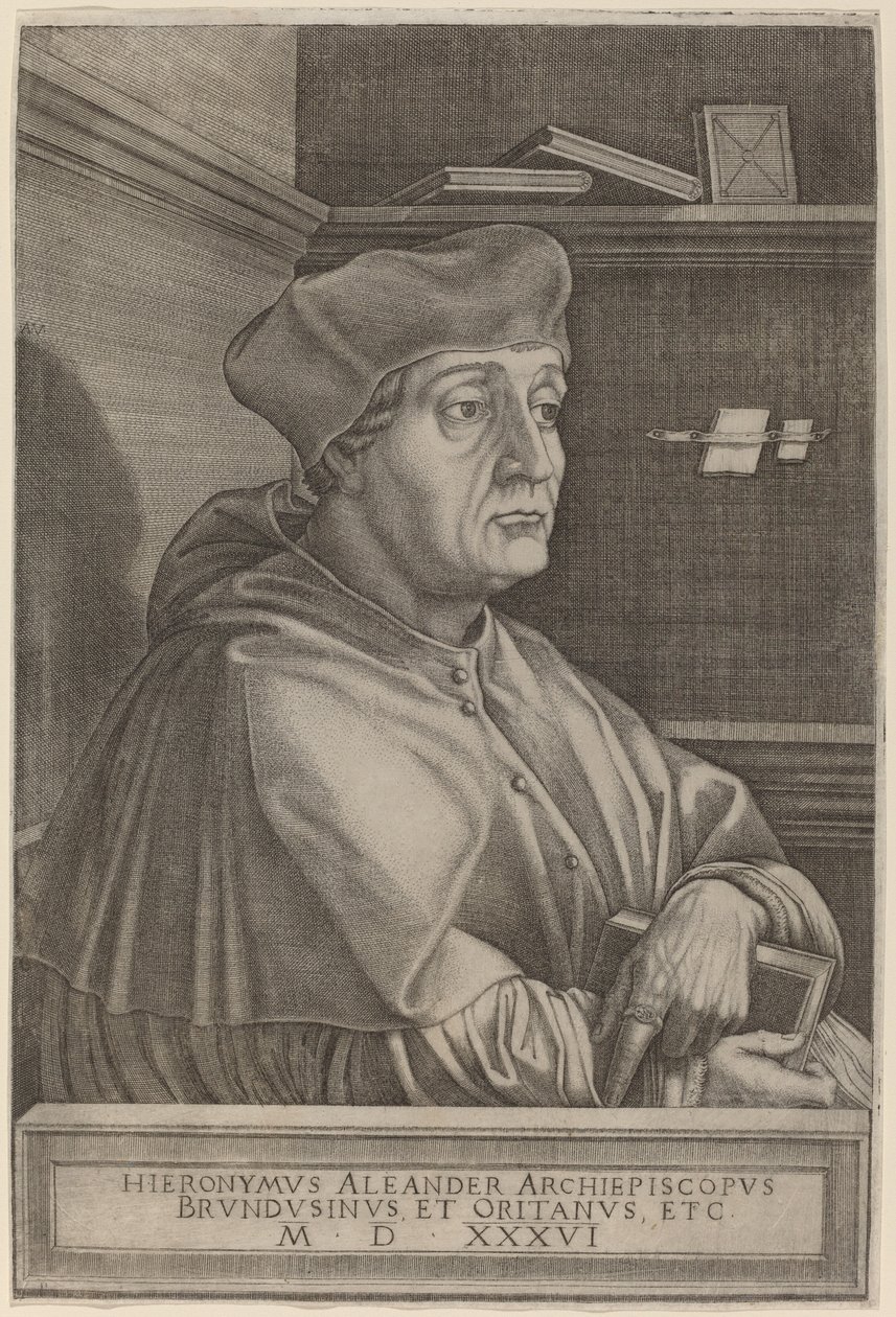 Hieronymus Alexander, arcibiskup z Brindisi od Agostino dei Musi