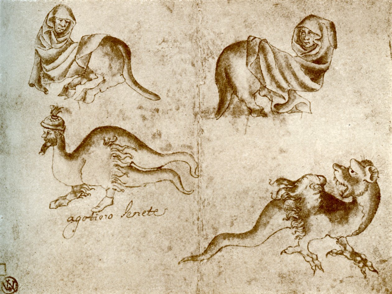 Studie Agostina ze Sieny, 1913 od Agostino of Siena