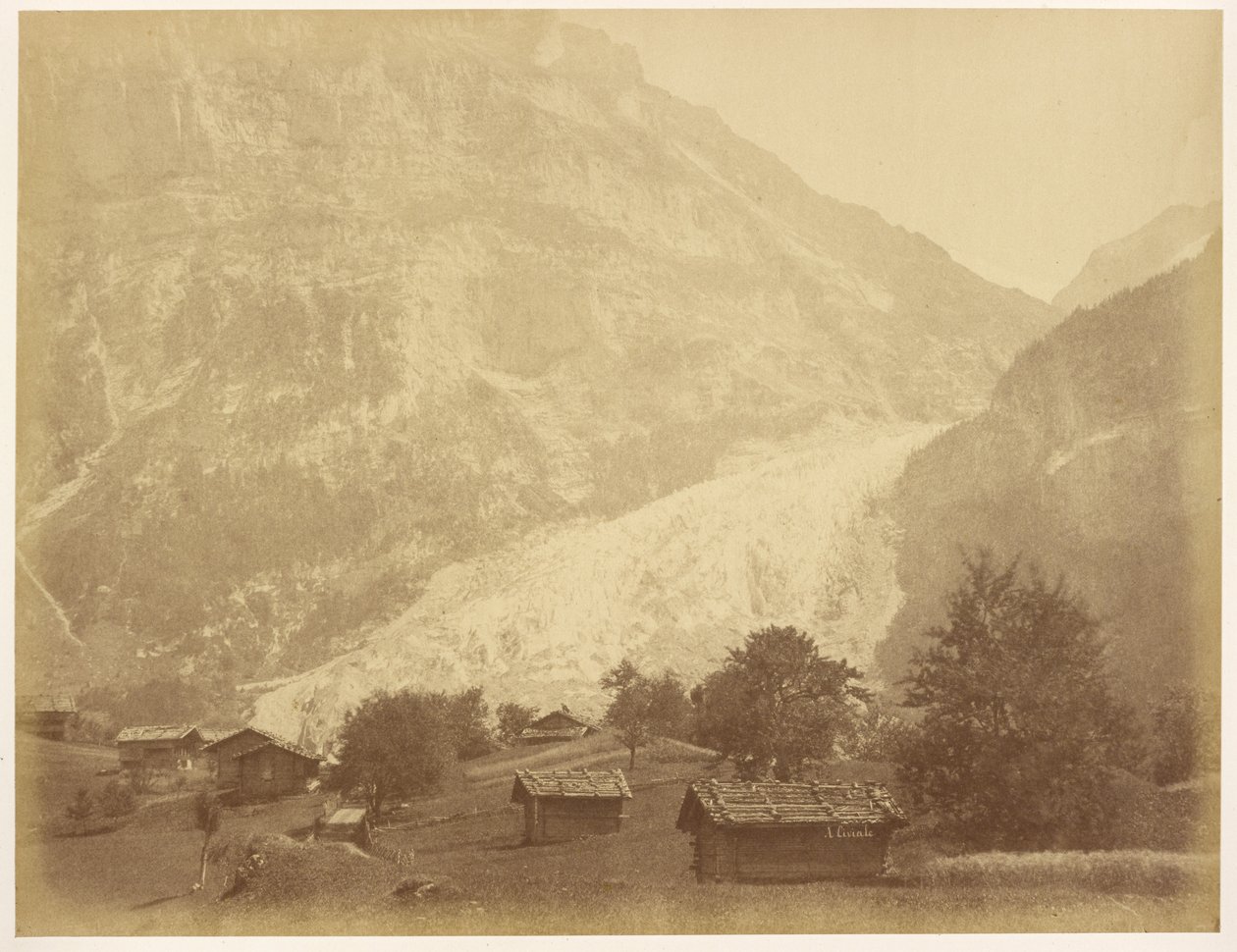 Grindelwaldský dolní ledovec a trasa Boenisseg na Mettenbergu od Aimé Civiale