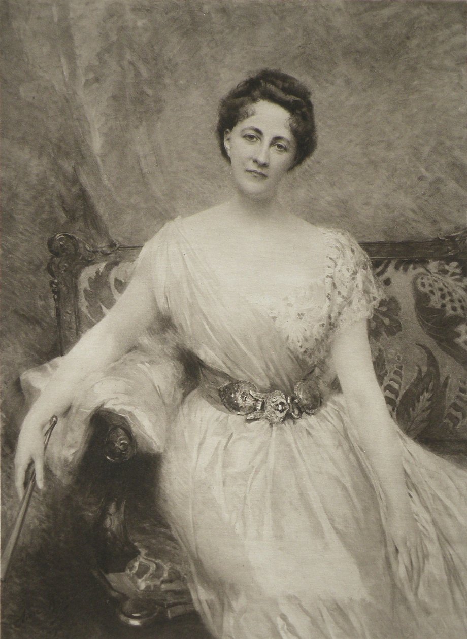 Moreau-vauthier 1906 deska 32 aime morot madame archdeacon boisseaux 1895 od Aimé Nicolas Morot