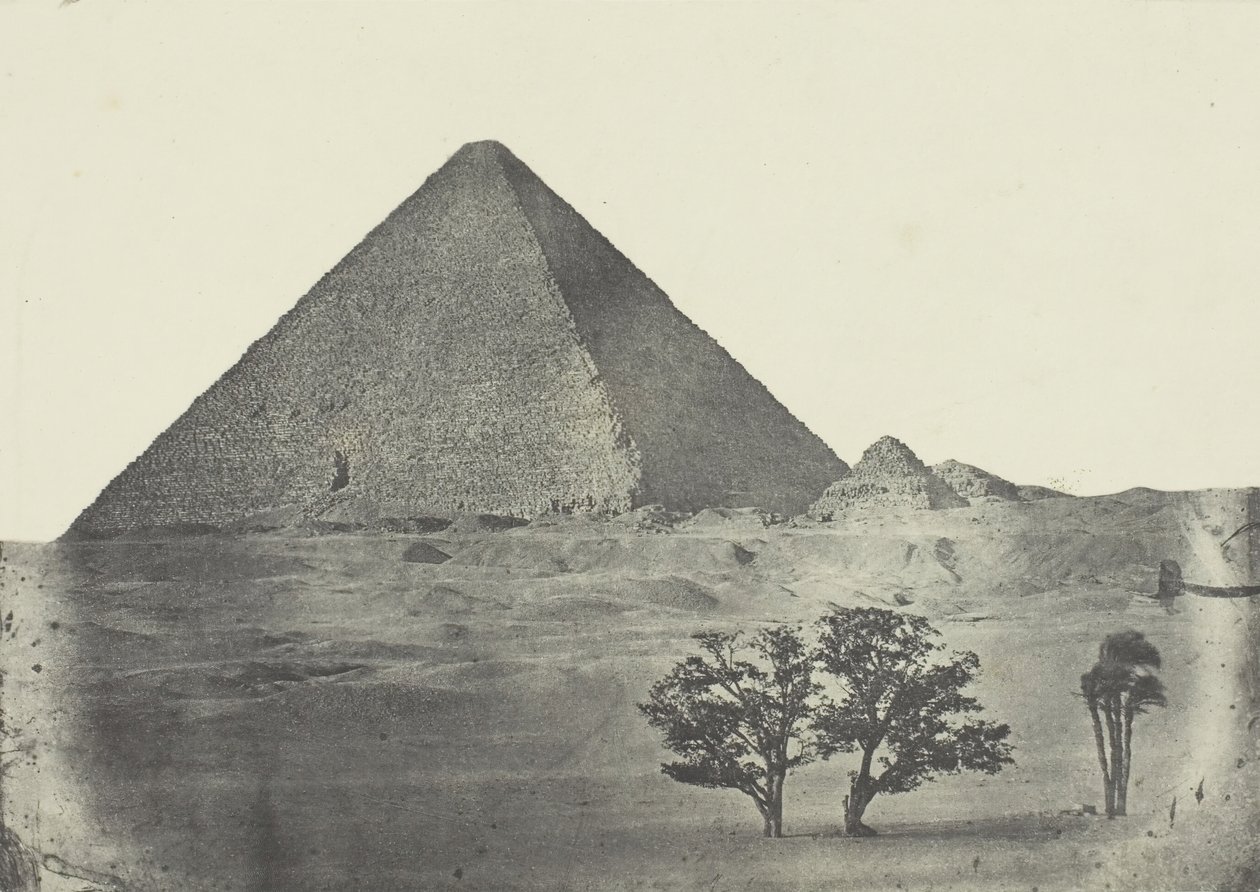 Cheopsova pyramida, Střední Egypt, 184951, vytištěno 1852. od Aimé Rochas