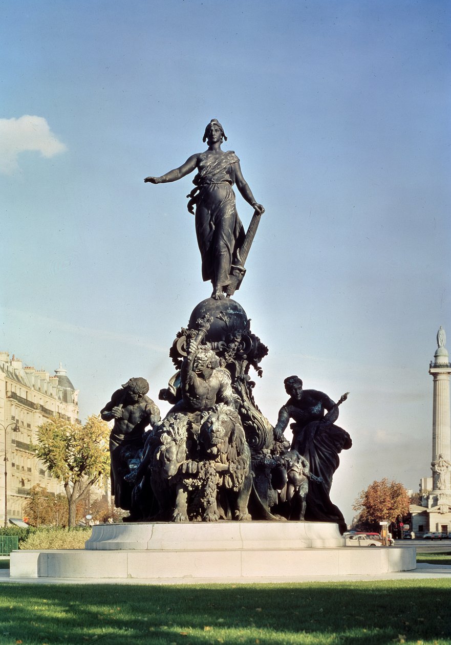 Triumf republiky, 1879-99 (bronz) od Aime Jules Dalou