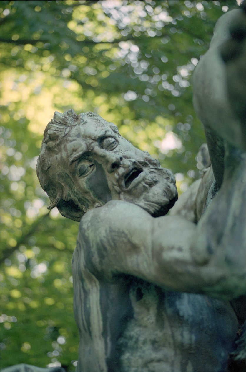 Silenův triumf, detail (bronz) (viz také 252668 a 252669) od Aime Jules Dalou