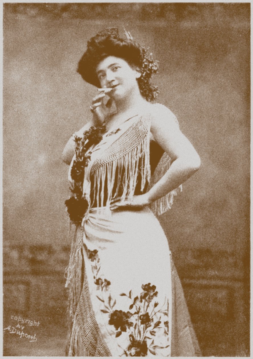 Emma Calvé jako Carmen od Aime Dupont