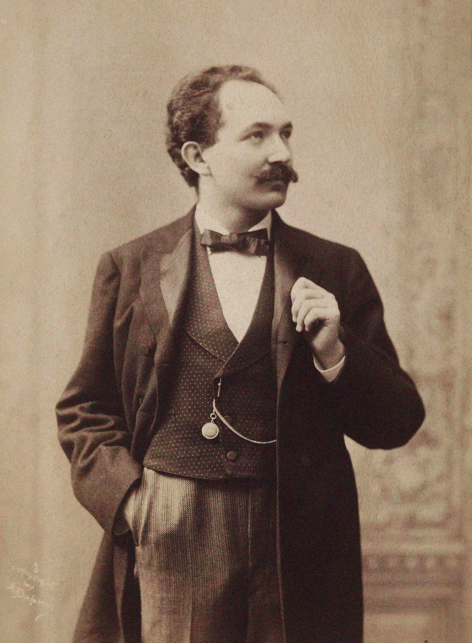 Portrét klavíristy a skladatele Leopolda Godowského 1870-1938, c. 1895. od Aime Dupont