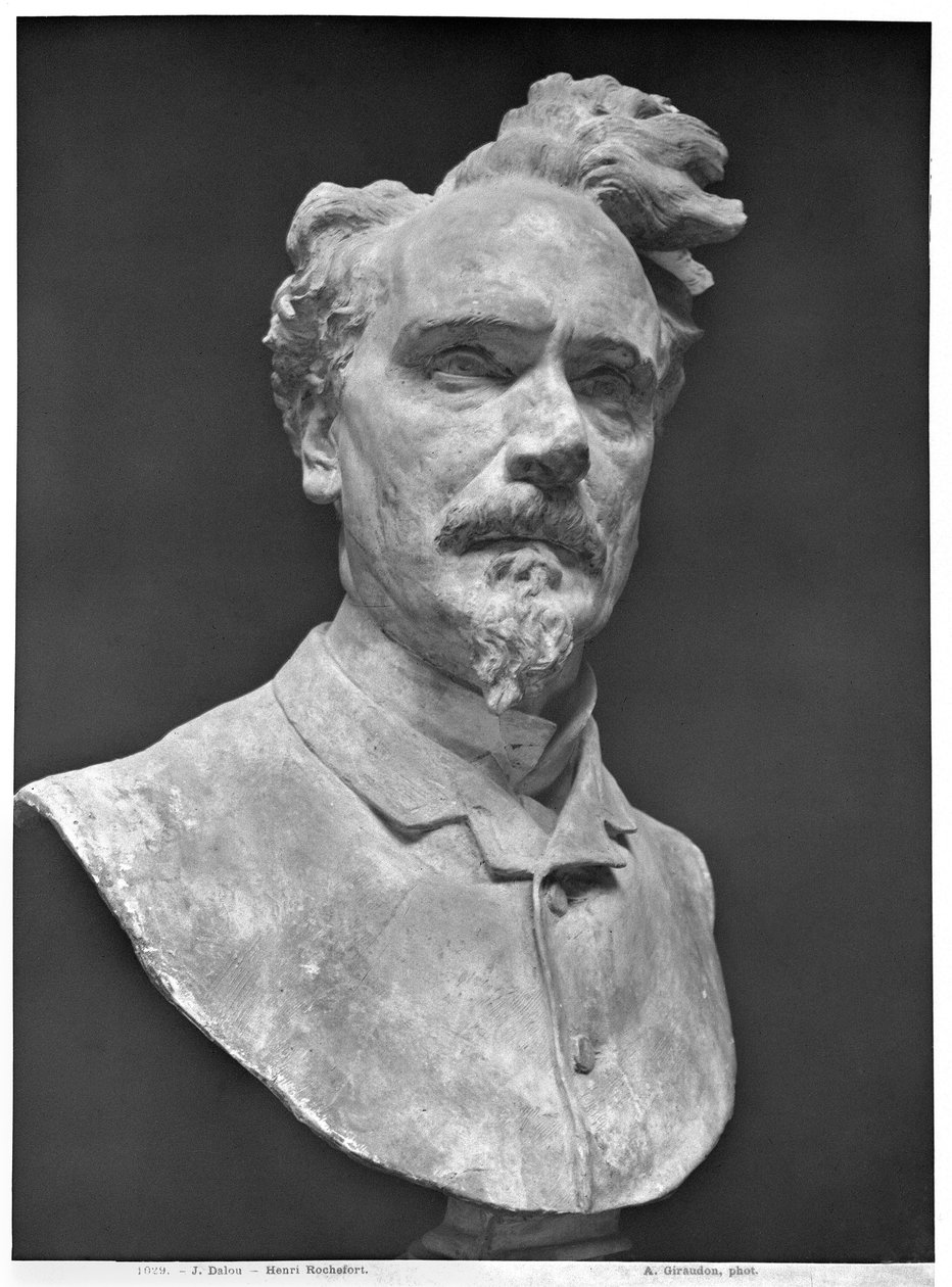Busta Henri Rochefort (1830-1913) (sádra) od Aime Jules Dalou