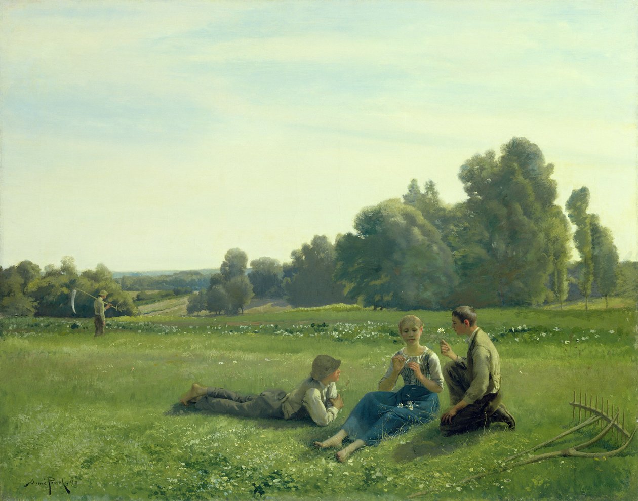 Senoři v klidu, 1890 od Aime Perret