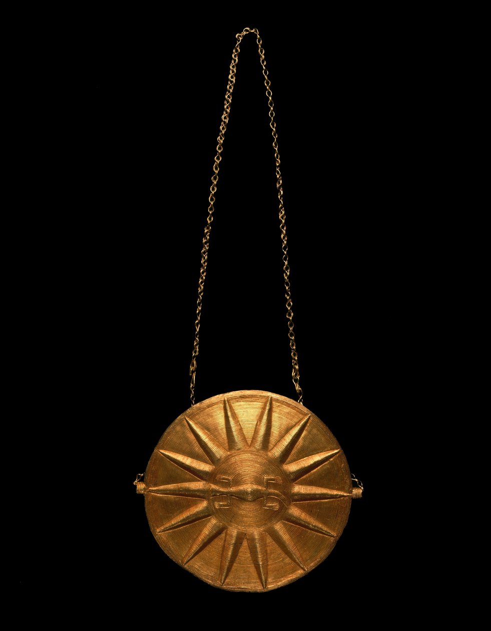 Pectoral, Pobřeží slonoviny, 1900-25 (zlato) od Akan School