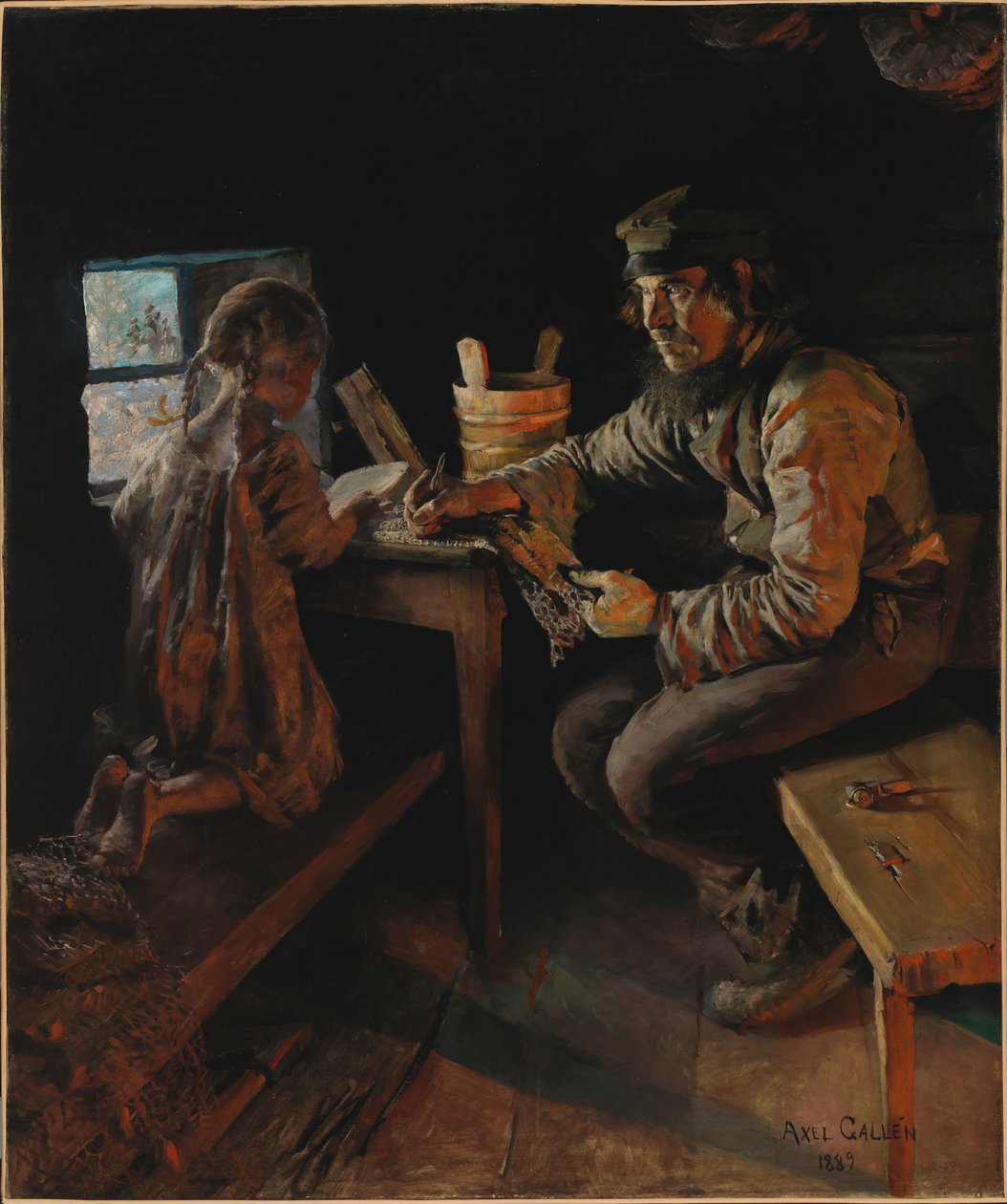 První lekce od Akseli Gallen-Kallela