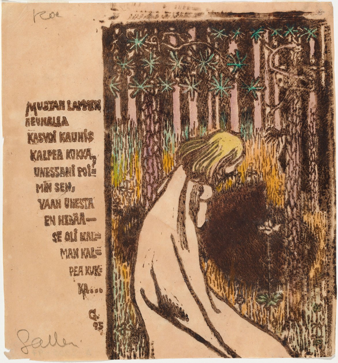 Květ smrti od Akseli Gallen-Kallela