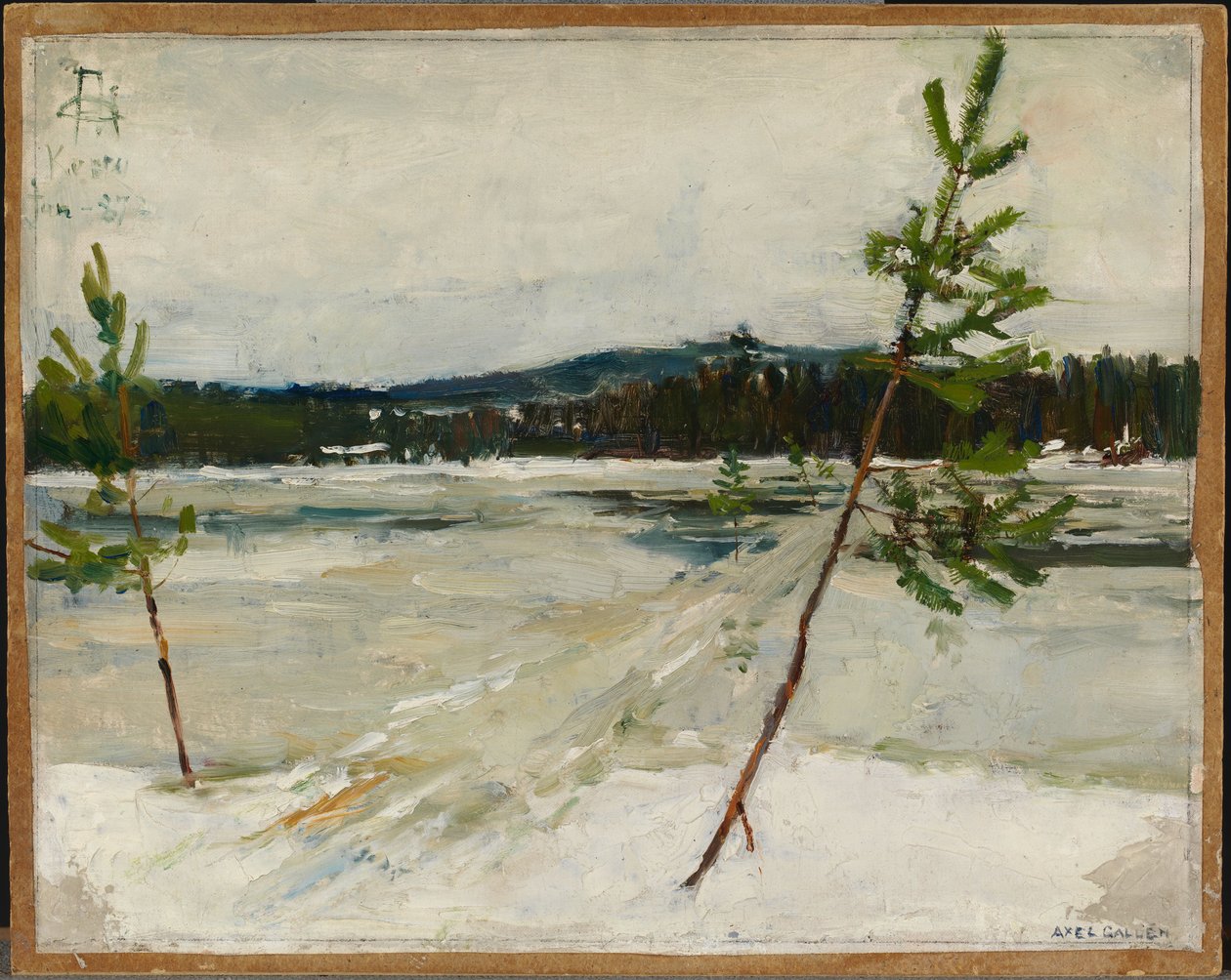 Cesta po ledu od Akseli Gallen-Kallela