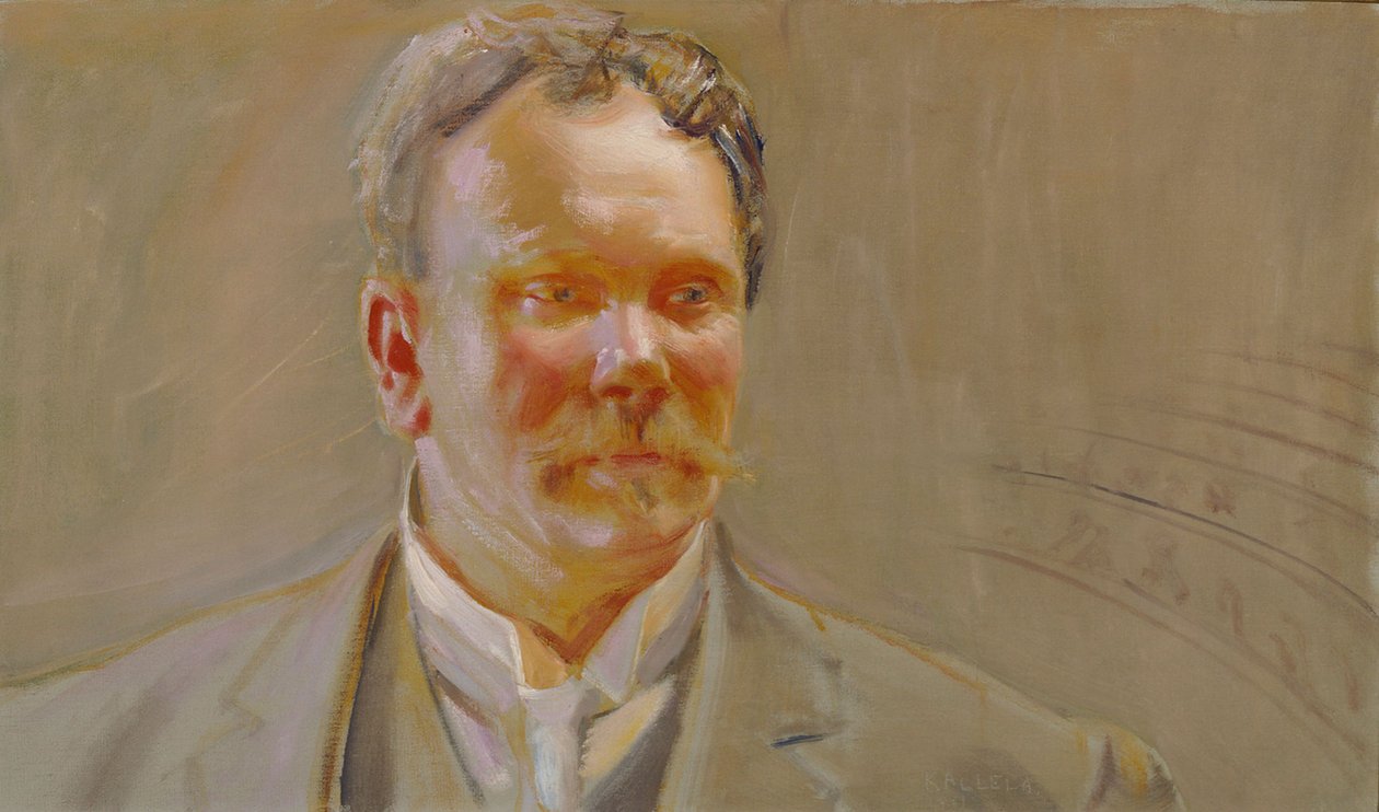 Portrét profesora E. N. Setälä od Akseli Gallen-Kallela