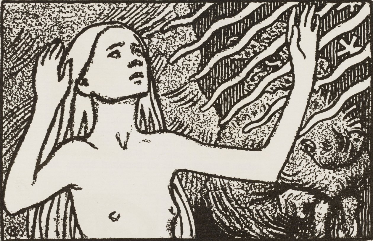 Modlící se dívka od Akseli Gallen-Kallela