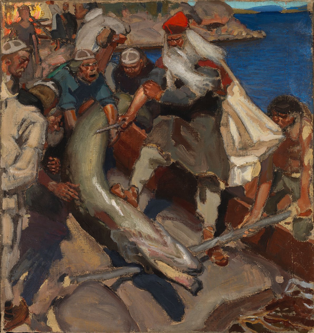 Obří štika od Akseli Gallen-Kallela