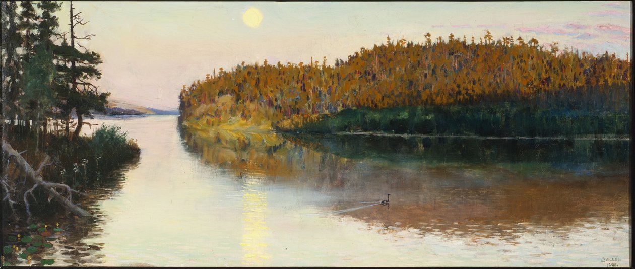 Krajina v Kuhmo, 1890. od Akseli Gallen Kallela