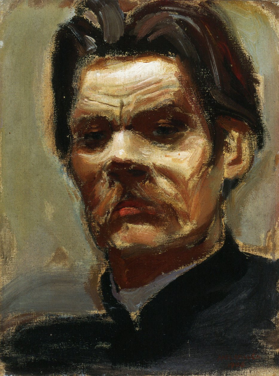 Portrét autora Maxima Gorkého 1868-1939, 1906 od Akseli Gallen Kallela