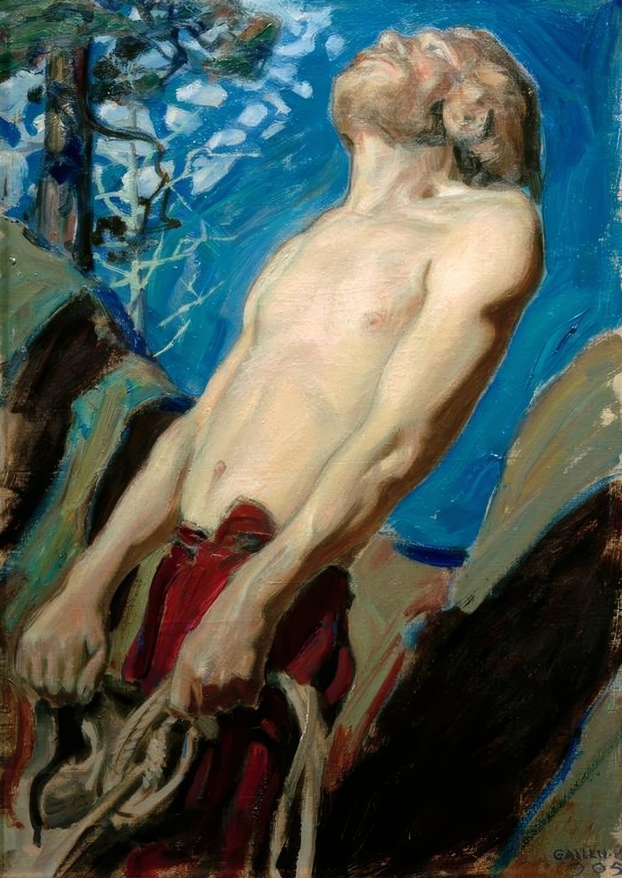 A.Gallen-Kallela, krádež Sampa od Akseli Valdemar Gallen Kallela