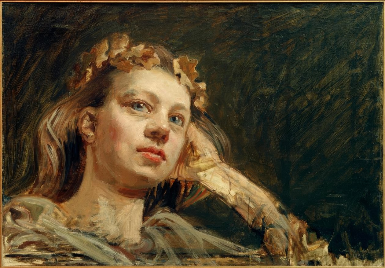 Hrdinský portrét Marie od Akseli Valdemar Gallen Kallela