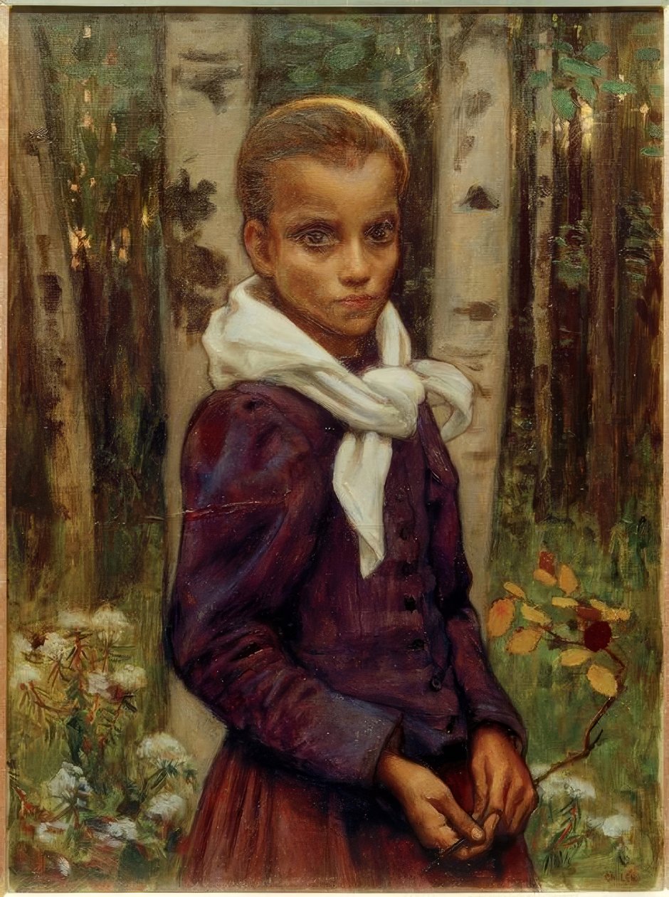 dívka od Akseli Valdemar Gallen Kallela